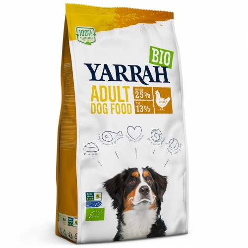 Hond adult kip brokken van Yarrah, 4 x 2 kg